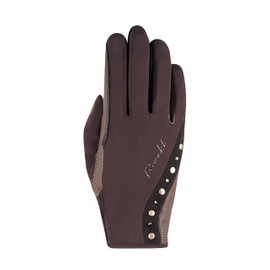 Roeckl Sports Jardy Women's Winter Riding Gloves, Mocha 8.5
