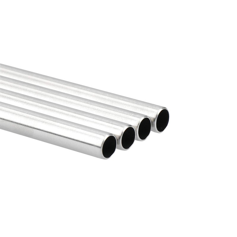 Colourworks Reusable Drinking Straws, Plastic Straws with Cleaning Brush, Environmentally