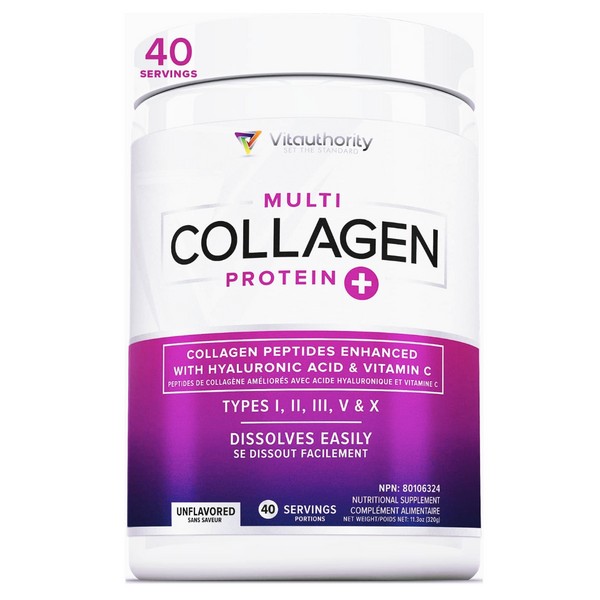 Vitauthority Multi Collagen Protein+, 320 Grams