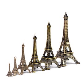 32cm Creative Metal Paris Eiffel Tower Model Figurine Travel Souvenirs Home Decoration Photo Prop Crafts