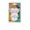 Nuby 2-Pack Gum-eez Pacifier Teethers, Colors May Vary