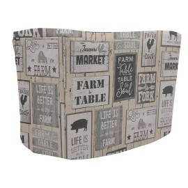 Penny's Needful Things Farm To Table Toaster Cover (3 Colors Available) - 4 Slice, Cream