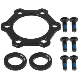 OTOTEC 1 Set of Bike Hub Adapter Disc Brake 142-148x12mm 3mm Thick Bicycle Brake Disc Conversion Base Compatible with Boost Hub Conversion Bicycle (Rear)