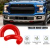 2 Pack Front Tow Hook Covers Replacement for 84905-47010, Red
