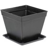 ZEONHAK 80 PCS 4 Inch Square Nursery pots, Plastic Seedling