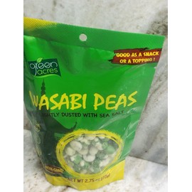 Nature’s Garden ShipN24Hours. New-Green Acres Wasabi Peas Lightly Dusted With Sea Salt. 2.75 oz.