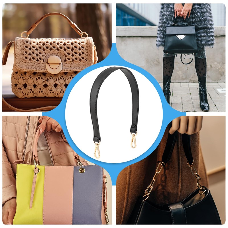 Women's Leather Shoulder Strap for Bags, 48.5 cm Bag Strap
