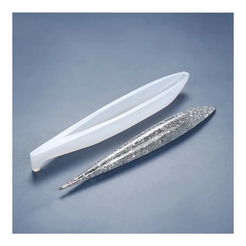 Molde Para Plumas Silicon Para Resina Manualidades