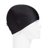 Speedo SD97C41 Swim Cap, Tricot Cap, Unisex, Black/Silver, Free