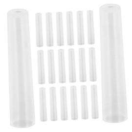 Operitacx 20pcs Clear Plastic Pencil Caps Pencil Tip Protectors for Artists and Students Versatile Pencil Caps for Enhanced Drawing and Writing Experience Pencil Covers for School and