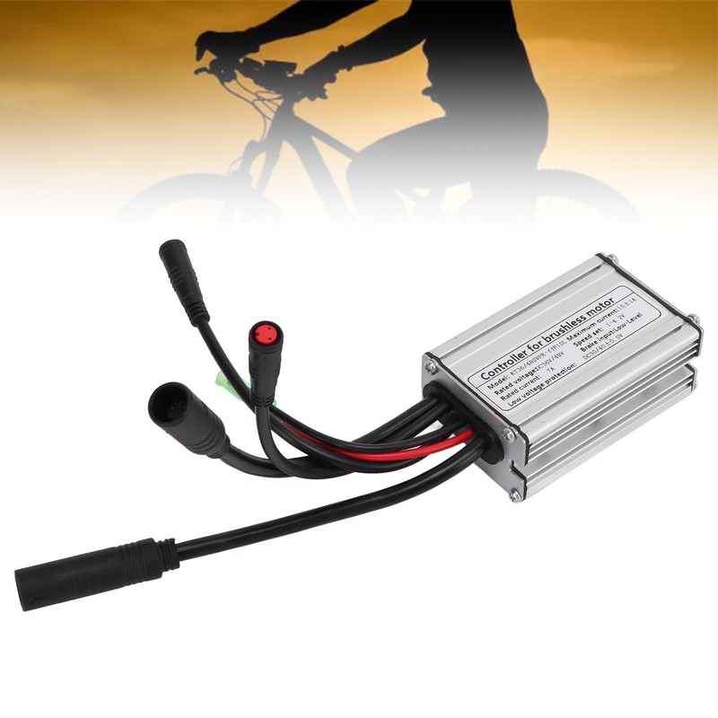 36V 48V 15A Electric Bike Sine Wave Controller 250W Brushless