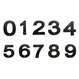 Cast Iron Door Number 8 - Black House Numbers