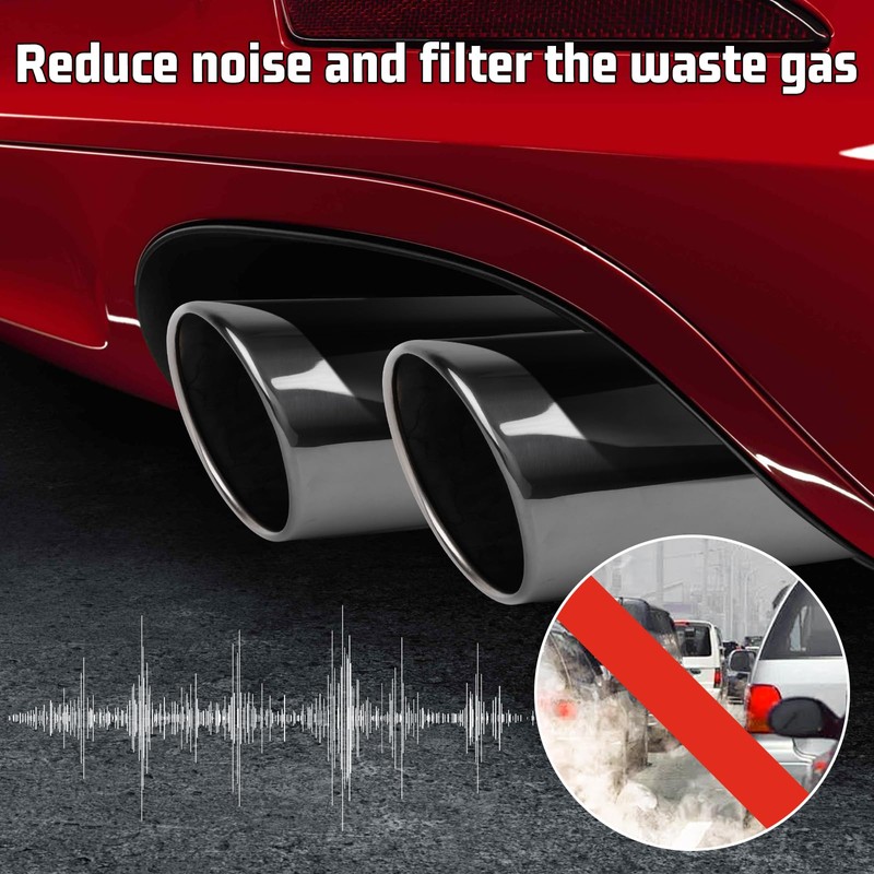 RP Remarkable Power, Exhaust Tip 4" Inlet 7" Outlet 18"