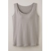 seruヴxan 100% Cotton Smooth Knit Bra Tank Top Gray L