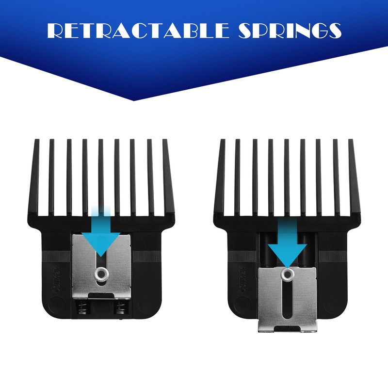 8 Pcs Trimmer Guards Fits for BaBylissPRO Barberology FX787 &