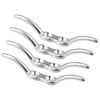 X AUTOHAUX 4Pcs 2-1/2 Inch Stainless Steel Flagpole Cleat Hook