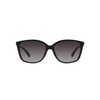 Coach HC8361U Universal Fit Sunglasses, Black/Grey Gradient, 57 mm