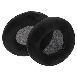 vhbw Ear Pads Compatible with Beyerdynamic DT 770, DT 990, MMX 2, DT 880, MMX Headphones Headset Black Velvet