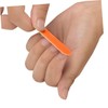 IWOWHERO Orange Disposable Wooden Nail Files 100pcs Double-Sided Nail Buffer