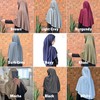 XL one piece al Amira instant ready made Hijab with