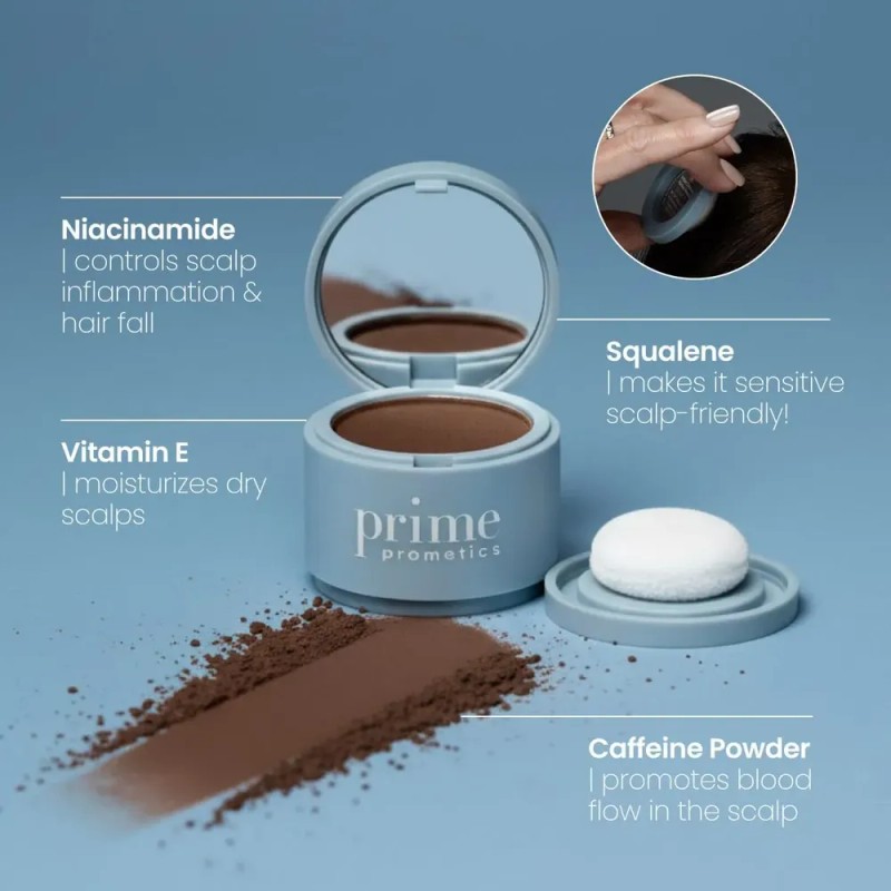 Hairline Powder Prime Prometics, Cobertura Instantánea, Rubi