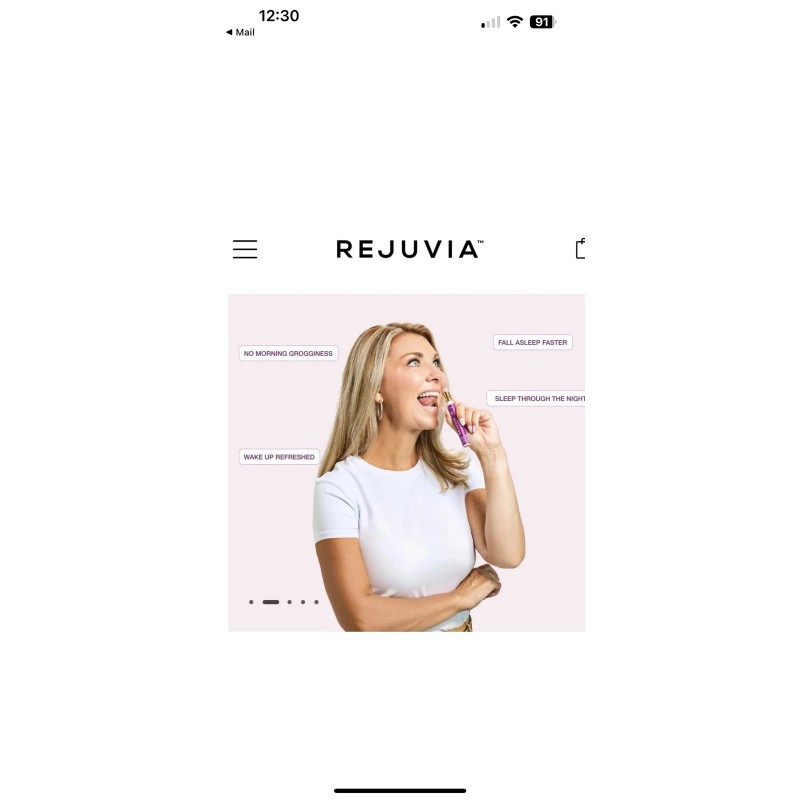 Rejuvia Midnight Bliss Sleep Spray Oral Natural Hemp