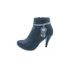 Unbranded Women Silver Metal Chain Boot Bracelet Shoe Native Style