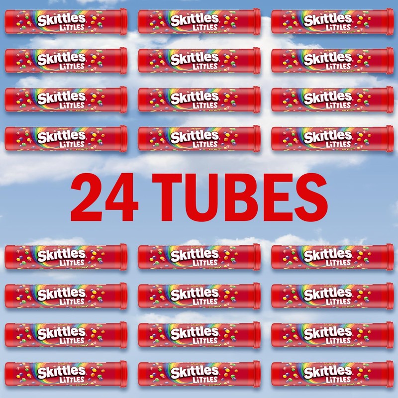 SKITTLES Original Littles Chewy Candy, Share Size, 1.9 oz Tube
