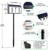 AYWOHA Solar House Numbers for Outside Light Up, Smart Auto