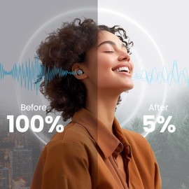 PKBD Concert Earplugs, 18 dB & 33 dB Adjustable Hi-Fi Concert Earplugs for Concerts, Musicians, Movies, Work and Nightlife, Black