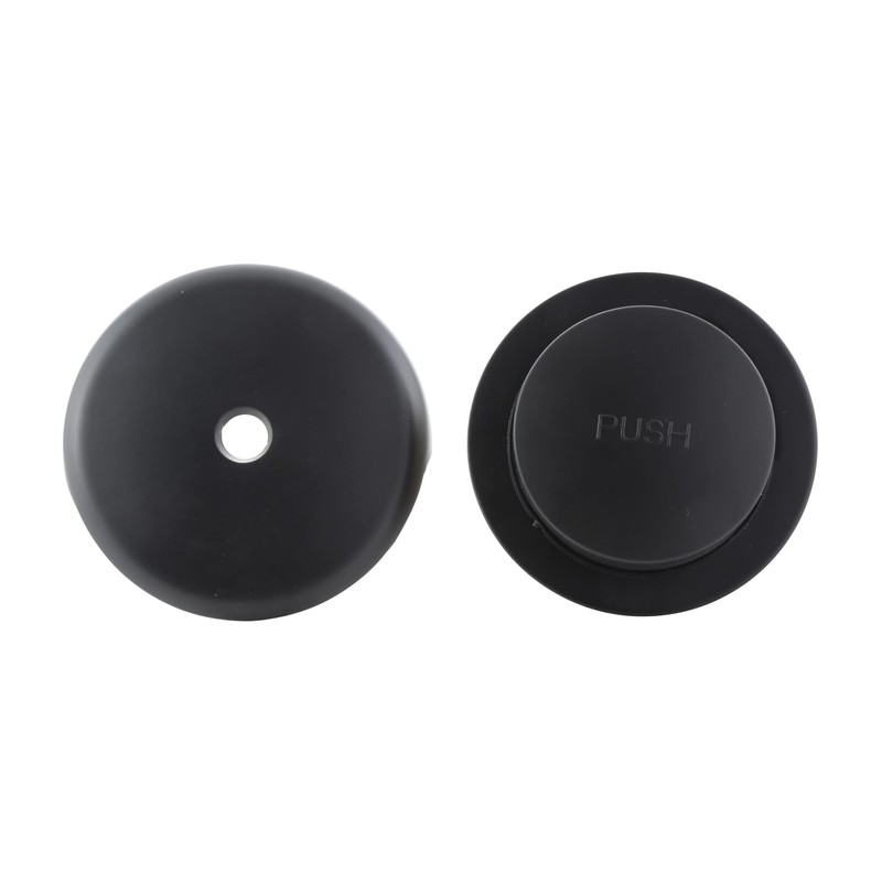 Danco 11081 Touch Toe Drain Kit, Matte Black