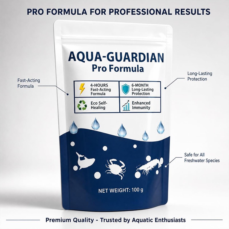 Aqua Guardian Pro Formula for Pond, Long-Lasting Clean Water,Decorative Water