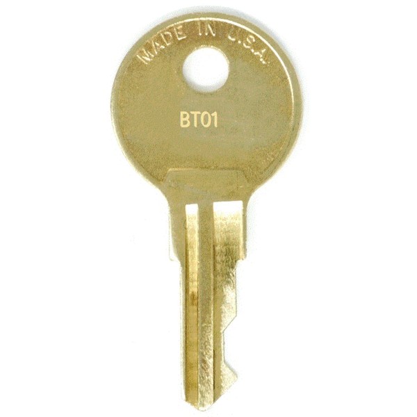 Tuff Shed BT01 - BT50 Toolbox Replacement Key Series BT14