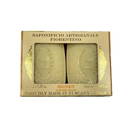 Saponificio Artigianale Fiorentino, Honey Plant Soap Set of 2 150 g