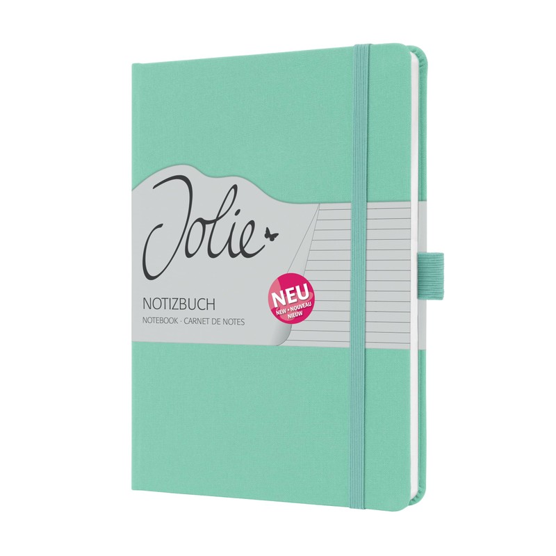 SIGEL JN409 Notebook A5 Ruled, Jolie Diary, Hardcover with Textile