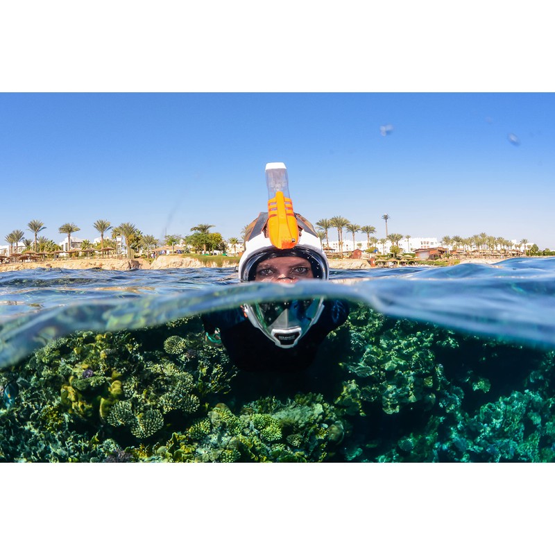 OCEAN REEF - Aria QR+ Maschera Snorkeling Integrale a Rilascio