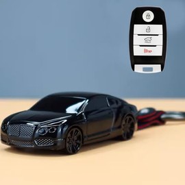 Rilnaewn ABS Car Model Key Protective Cover Fits for Kia Forte Koup NIRO Optima Rio Sorento Soul Sportage Smart Key Fob Shell (M)