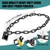 Heavy Duty Combination Lock with Chain,47 inch Long,8mm Thick ，Safety
