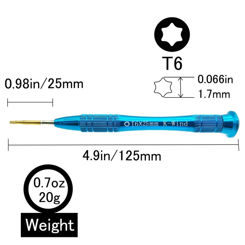 Torx Screwdriver T6 Special Precision Hex Star Screwdriver t6 MacBook