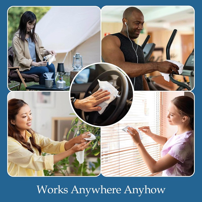 Compressed Towels Dispenser Carry Case Portable Travel Hygiene Pocket Size