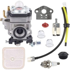 Drblawi Compatible with WYK-186 T242X Carburetor Fuel Tune-Up Kit fit Echo PPT-260 SRM-260S PB-260L SRM-261S PPT-261 Power Blower Leaf Blower Shindaiwa T242 String Trimmer replaces parts WYK-196