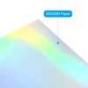 PATIKIL 11"x8.5" Holographic Cardstock, 40 Pack Metallic Iridescent Mirror Paper