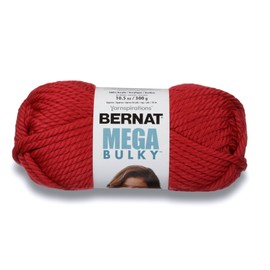Bernat Mega Bulky Ball of Yarn-300g- Claret