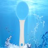 Electric Silicone Brush Silicone Body Brush Long Handle Shower Brush