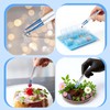 3 PCS Tweezers with Rubber Tips PVC Coated Set Precision