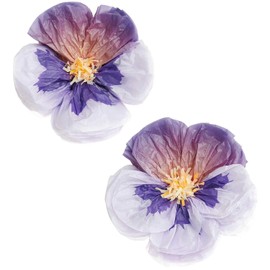 Tissue Paper Flowers Pansy Purple M FSC Mix Diameter 25 cm Pack of 2