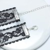 TseenYi Tattoo Choker Necklace Flower Lace Hollow Lace Elastic Clavicle