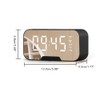 Portable Mini Voice Broadcast Alarm Clock with Wireless Bluetooth Card