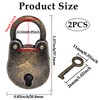 Aifeier ET 2 Pieces Mini Vintage Locks Small Bear-Shape Padlock