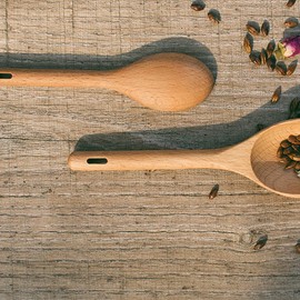 4pcs Wood Measuring Set Accurate Measuring Coffee Measure for Kitchen Home Restaurant